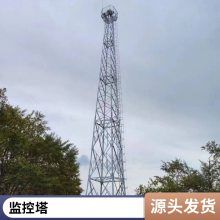 停车场监控塔 气象监测塔 测风雷达塔 坚固抗用 抗冲击性好