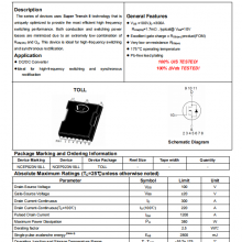 新洁能NCEP023N10LL 100V300ATOLL封装