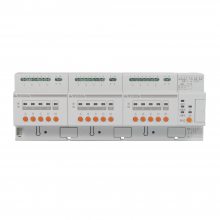 智能照明控制系统ASL210-S4/16开关驱动器6模自带电源支持4个面板2个传感器供电状态设置1DI/1DO接口