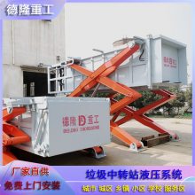 咸祥镇垃圾中转站压缩箱 8方水平垃圾压缩设备 浙江宁波