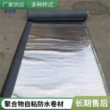 屋顶彩钢屋面防水材料 海驰 免火烤型自粘改性沥青防水卷材