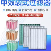 工厂供应初效袋式绿白棉空气过滤器中效高效铝合金全金属过滤网