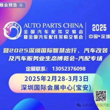 2025年2月28日深 圳九州全国汽车零部件展览会