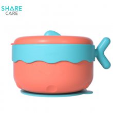 sharecare SC-114 超级儿童餐具 宝宝注水保温碗吸盘碗儿童碗勺套装