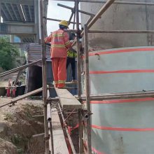 CC玻纤套筒加固 水下玻纤套筒 桩基墩柱桥梁加固修复施工环氧树脂灌浆料