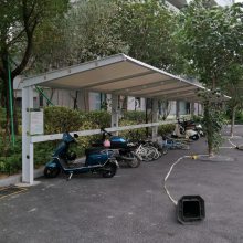 花都不锈钢雨棚工厂停车棚新能源汽车充电定制雨棚现场安装接受定制