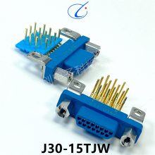 弯针式J30-15TJW-J/J30-15TJW接插件J30-15TJN-J/J30-15TJN直插式