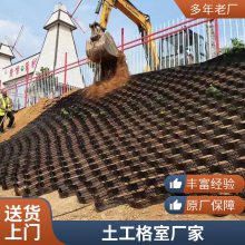 蜂巢土工格室厂家 HDPE聚乙烯护坡土工格 拉伸格室植草绿化