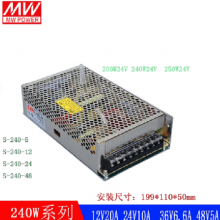 MW S-240-5 S-240-12 S-240-24 S-240-36 S-240-48 ��γ���ص�Դ