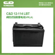 C&D西恩迪蓄电池 12-114 LBT 12v114ah 阀控式免维护 高能效 单只起售