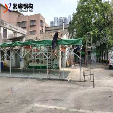 铜仁市松桃苗族自治县 个性定制 超大型仓库下货推拉雨篷工程活动蓬大排档伸缩棚屋顶遮阳帐篷 