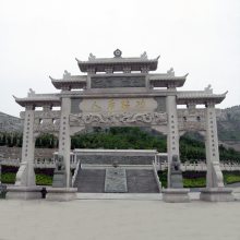 三门三楼石牌坊 景区户外三门五楼牌坊 三门七楼石牌坊厂家