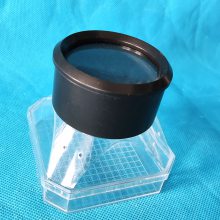 昆虫观察盒带放大镜底部带网格便于观察昆虫动态