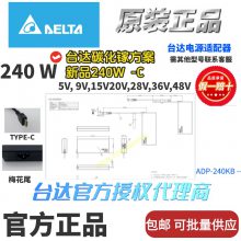 DELTA New 240W Gallium Nitride (GaN) Solution 5V, 9V, 15V, 28V, 36V, 48V