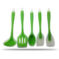 2016新款硅胶厨具五件套 硅胶不粘锅专用锅铲套装 耐高温厨房用品