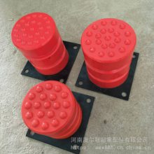 125*160 JHQ-C-9聚氨酯缓冲器 龙门吊缓冲器 小车防撞器 带铁板