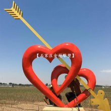 小区公园不锈钢水景雕塑 游玩拍照打卡雕塑图片