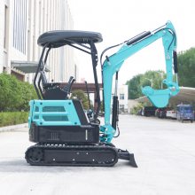 畜牧养殖20小型挖土机挖牛粪专用挖掘机厂家小巧灵活岳工微型挖机