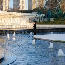 涌泉跌水厂家,室内喷泉设备,成都涌泉加工生产