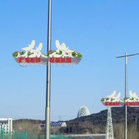 景观花器 花箱 市政工程景观项目合作 铁艺花箱之碧海精灵