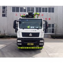 农建机械重汽底盘38米搅拌泵车 混凝土搅拌一体泵车