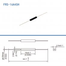 厂家直供高品质塑封干簧管 FRS-16A45H干簧开关 磁控开关 舌簧开关