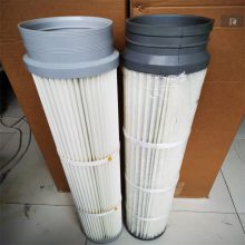除尘器过滤元件滤筒 进口脉冲除尘器滤筒滤芯-福顺康