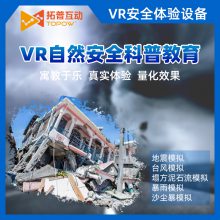 vr自然灾害体验馆设备 地震小屋台风馆逃生演练模拟动感平台