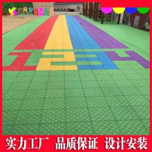 广西南宁直供幼儿园室外悬浮拼接地板 室外跑道塑胶地垫
