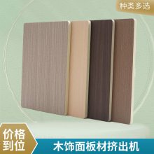 双螺杆挤出机 集成墙面装饰板 PVC结皮发泡板生产线 80型主机