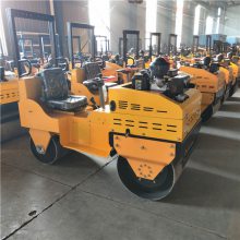 小型钢轮压路机 微型式振动碾 转向方便的小型压路机