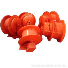 弹簧电缆卷筒结构图 卷取100m电缆截面25平方 起重机行车卷线器