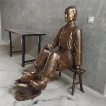 来图定制玻璃钢人物雕塑 人像雕塑加工 佛山玻璃钢雕塑厂家