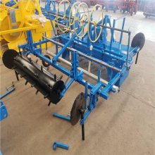 农用起垄施肥打药机 铺滴灌带铺膜打孔一体机 红薯种植起垄覆膜机