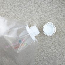 厂家供应无菌液体配送吸嘴袋 带斜嘴方便罐装三边封袋 5kg冷链调味品饮料配送袋