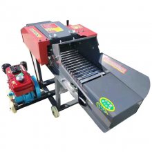 柴油机带的铡草机 苞米秸秆揉丝机 家用电带的铡草揉丝机