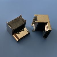 HDMI߹ͷ HDMI-19Pǰ90ȲDIP 19P-Ӹ߲HDMIĸ