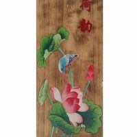 手绘家庭吉祥富贵木板画办公室风水木板画宾馆酒店装饰木板画浮雕木板画