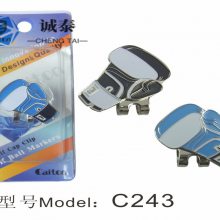 烤漆打弯帽夹定制圆形组合磁铁帽夹户外礼品帽夹生产厂
