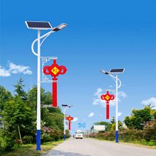 唐山LED中国结灯杆装饰 带灯的中国结灯笼1米5 1米6 春节道路亮化