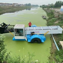 水面漂浮物打捞船 金盈 打捞水上垃圾船 自动保洁船轻便耐用