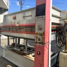 转让二手热压机/华力热压机/多层贴面热压机/家具木材热压机