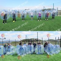 新颖足球运动玩法 充气足球碰碰球 足球撞击球 气泡足球Bubble