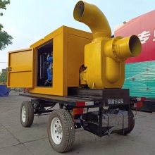 移动拖车水泵机组 防洪防汛排污排涝用 宇圣供应自吸式水泵