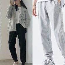 华棉拉链款卫裤春秋季男士束脚工装长裤子男士休闲裤宽松大码潮流