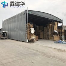 张家口汽车帐篷PVC阻燃布雨棚加工定制