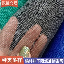 井下阻燃防尘帘 矿井下用阻燃捕尘网厂家