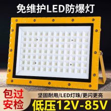 LED防爆灯厂房100瓦200W400W投光灯工地施工低压24V36V户外隧道灯