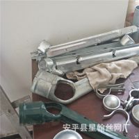 镀锌勾花网组装配件 镀锌刺绳支架 斜撑立柱32帽