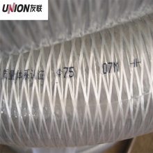 潍坊友联防静电*** PVC纤维增强复合钢丝软管4分6分耐磨耐候复合防静电钢丝管